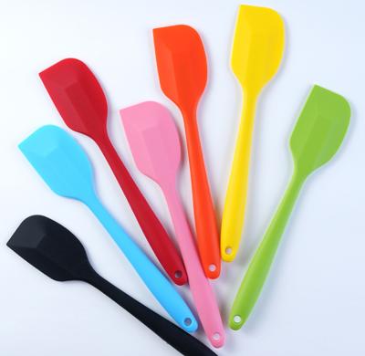 China Durable Silicone Kitchen Tools Best Custom Logo Designs Kitchen Cake Pastry Colorful Small Size Silicone Baking Spatula BPA Free Eco-friendly Quality for sale