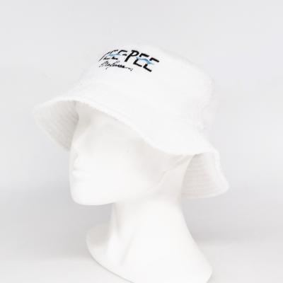 China Custom Embroidered Character Fashion Towel Bucket Hat Bucket Hat for sale