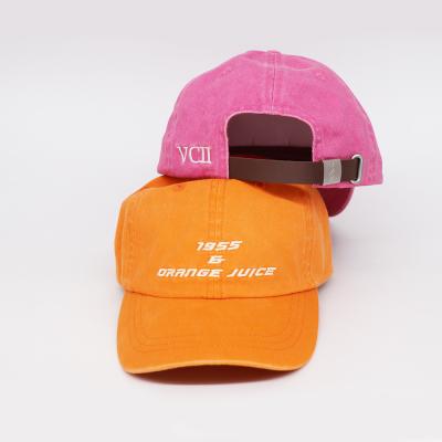 China JOINT Wholesale Custom Men Pigment Unstructured Dad Hat for sale