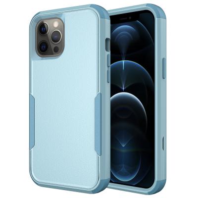 China Shockproof Swap Back Cover For iPhone 12 TPU PC Bulk Phone Case For iPhone 12 Max Pro for sale