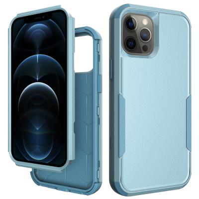 China Shockproof Swap Back Cover For iPhone 12 TPU PC Bulk Phone Case For iPhone 12 for sale