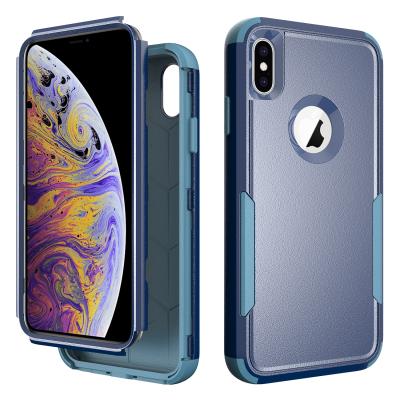 China Shockproof Swap Back Cover For iPhone XSMAX TPU PC Bulk Phone Case For iPhone XSMAX for sale