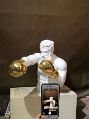 China Retro or Popular Muscliconous Boxing male bespoke  statue or sculpture 3D printing for sale