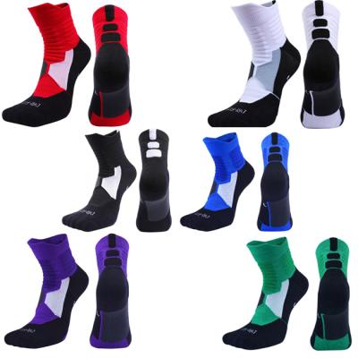 China Mens QUICK DRY Custom Basketball Crew Premium Athletic Socks for sale