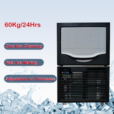 China Hot sale fast making automatic ice cube maker different types ice cube machine 60kg ice maker for sale