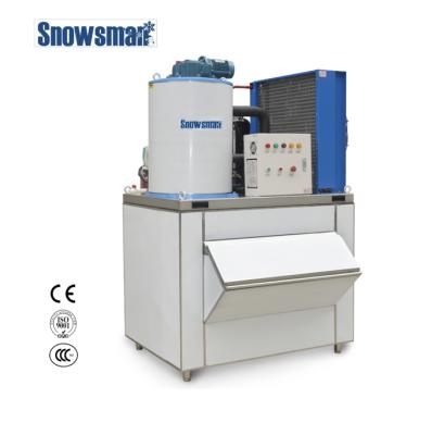 China Hotels China factory price 1 ton daytime flake ice machine with RoHS big capacity flake ice maker for sale