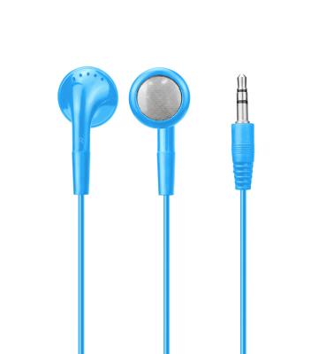 China Hot Seller In-Ear Earphone 3.5mm Cheap Headphones In Ear Earphone Wired Colorful Plastic Earbuds Music Headsets Headphones for sale