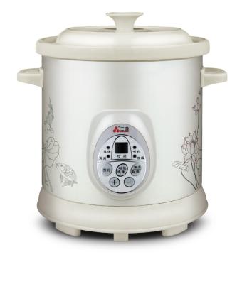 China Car Electric Commercial Ceramic Slow Cooker With 4 Jug Ceramic Pot for sale