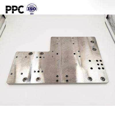 China High Precision Aluminum Die Alloy Steel Plate Steel Plate Cnc Machine Parts skd11 Cr12Mov Fixed Machine Parts With Heat Treatment for sale