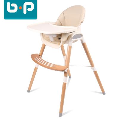 China 2022 New Design Height Adjustable Wooden Baby Learning Chair Children's Dining Chair for sale