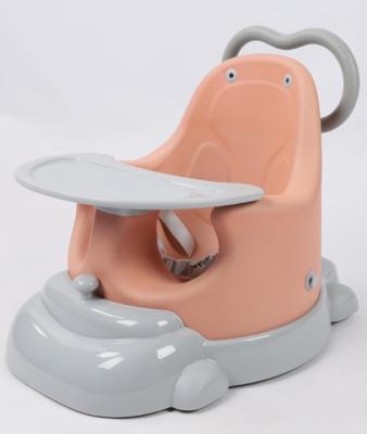 China Eco-friendly Baby Feeding Chair With Detachable Tray And With Multi Used Moving Wheel Booster Seat for sale