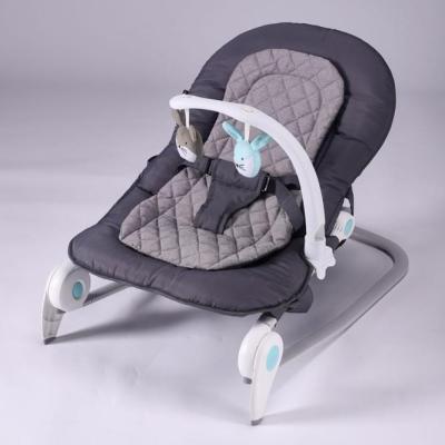 China High Quality Fabric + Steel Baby Swing Safety Baby Chairs Baby Bouncer Swing with Toys and Music EN12790 for Toddlers and Infants for sale