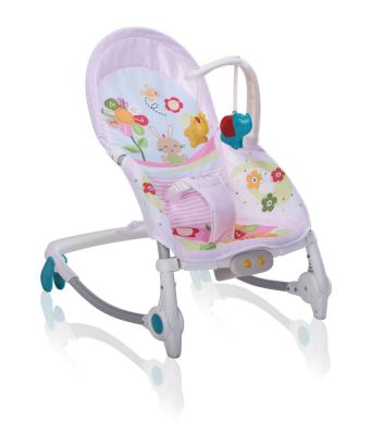 China 2019 New Design Baby Bouncer + Steel & High Quality Baby Swing With Deluxe Toys Rocker for sale