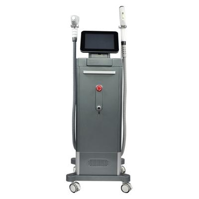 China ND YAG laser en IPL DPL 2 in 1 laserhaarverwijdering machine multifunctionele Te koop