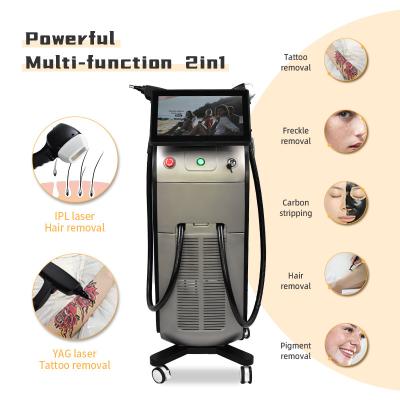 China 2In1 Laser Beauty Machine For Hair And Tattoo Removal for sale