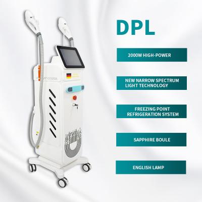 China DPL IPL Hair Removal Machine 640nm 530nm 2000W for Skin Rejuvenation for sale