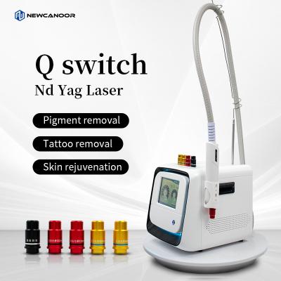 China Desktop Picosecond Laser Tattoo Removal Freckle Removal Q Switched Nd Yag Laser Machine for sale