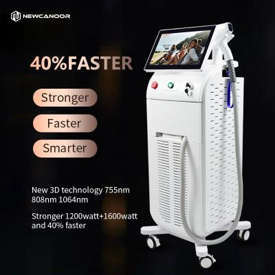 China Permanent Soprano Titanium Diode Hair Removal Machine 1600W 808nm for sale