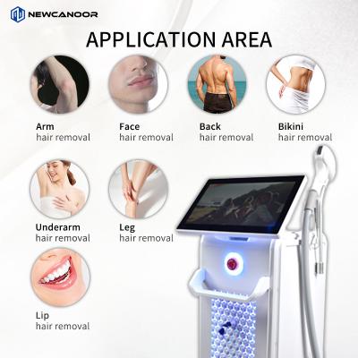 China Triple Wave Diode Laser Hair Removal For All Skin Types Painless Hair Removal Machine Te koop