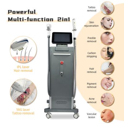 Cina Multifunzione 2 in 1 Picosecond Laser Tattoo Removal DPL Laser Hair Removal Machine in vendita