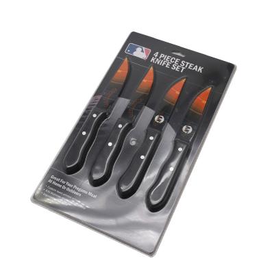 China Low Price Custom 4 Pcs Disposable Non Sticks Steak Knife Liner Set for sale