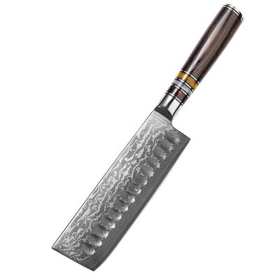 China 2022 Wholesale High Quality Disposable China Damascus 7 Inch Steel Kitchen Knife for sale