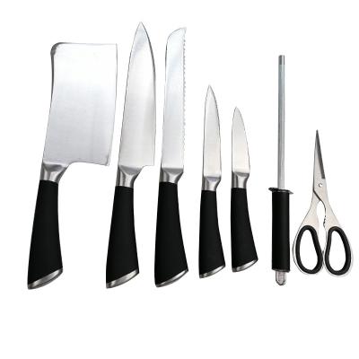 China Disposable Hot Selling Custom Made Fashion Sharp Bone China Kitchen Chef Knife Sets for sale