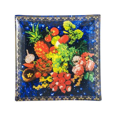 China Latest Newcomer Sustainable Design Pleasant Holiday Ciramic Platter With Fruit Plate for sale