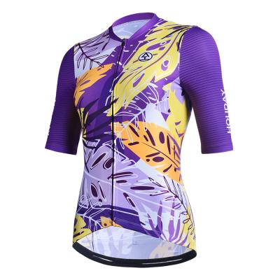 China Tarstone OEM Breathable Women Cycling Tank Top Sleeve Zipper Full Head Bike Short Tank Top Tight Summer 2021 for sale