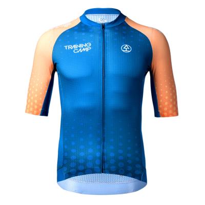 China Breathable Cycling Jersey 2021 Mens Wear Custom Bicycle Clothing Cycling Blue for sale