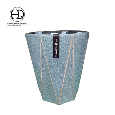 China Large Modern Ceramic Planters Cheap Flower Pots And Self Watering for sale