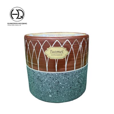 China Light Weight In Bulk Sale Decoration Color Combination Desktop Flower Pots Ceramic In Guangzhou Mini Small for sale