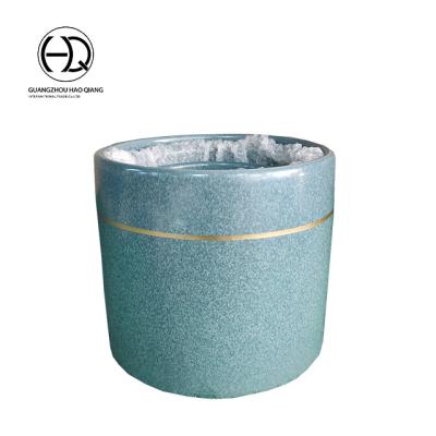 China Modern Decoration Office Hotel Lving Room Office Use On Table Gray Chinese Ceramic Pots Plant Small for sale