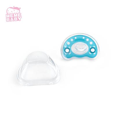 China BPA Free Silicone Nipple Pacifier Pink Color Cute With FDA Certificate for sale