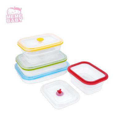 China Customized Collapsible Silicone Tableware Set Foldable Colorful for sale