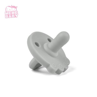 China Jelly Style Silicone Nipple Pacifier Food Grade For Newborns And Up for sale