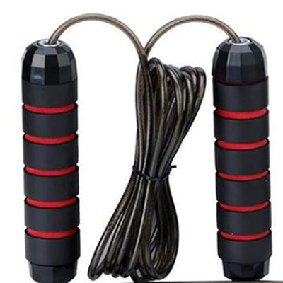 China Fitness Training 3m Length Steel Wire Jump Rope Weighted Jump Rope For Fitness for sale