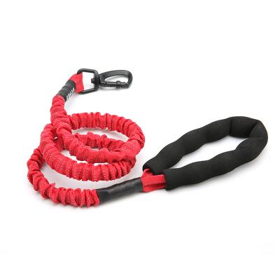 China Dogs Pet Traction Rope Dog Rope Traction Walking Walking Bright Elastic Nylon Belt for sale