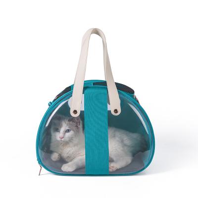 China Small Animals Stand Foldable 10 Kg Pet PVC Space Capsule Pet Purse Can Hold Cats Or Dogs for sale