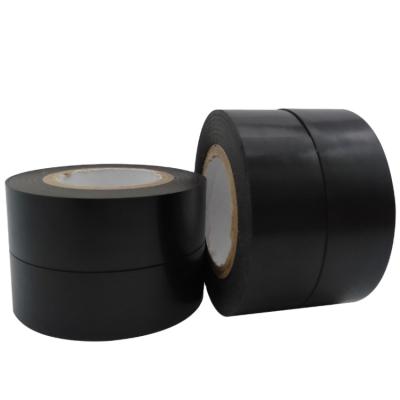 China Eco-freiendly Chinese Manufacturers Customized Black Waterproof Electrical Insulation PVC Tape 19mm*0.19mm for sale