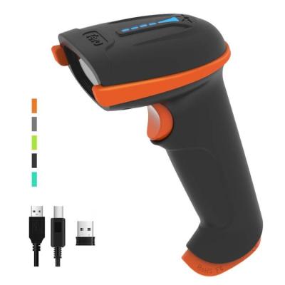 China Handheld Tera 2.4G USB Wireless 1D Barcode Scanner Wired Plug&Play 1D Laser Barcode Reader Model 5100 30-1000mm for sale