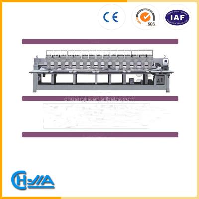 China CHUANGJIA flat embroidery machine 12 needles 15 heads 6700*1850mm for sale