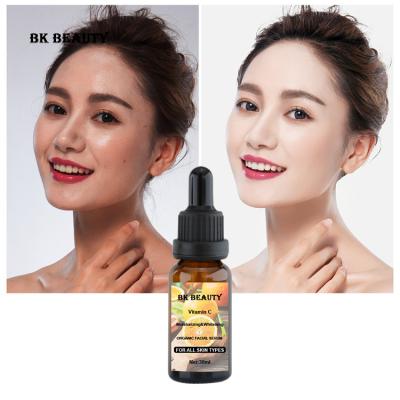 China Factory Wholesale Natural Vegan Vitamin C Face Serum Bulk Organic Whitening Skin Revitalizer Private Label for sale