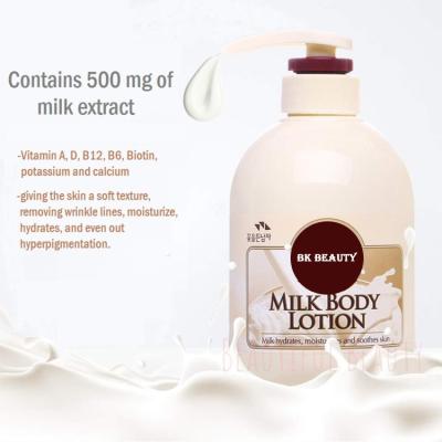 China Natural Organic Wholesale Moisturizer Vegan Milk Fast Absorption Soft And Smooth Skin Tightening Customize April Acne Body Lotion for sale