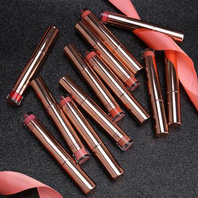 China Wholesale Private Label Cosmetics Waterproof Non Stick Matte Lipgloss Waterproof Lip Gloss Glass Liquid Lipstick for sale