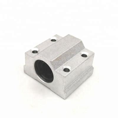 China 52100 SC 20LUU SC20LUU SCS20LUU SMA20LUU 20mm Chrome Steel Linear Shaft Ball Bearing Block CNC Slide Bushing Unit for sale