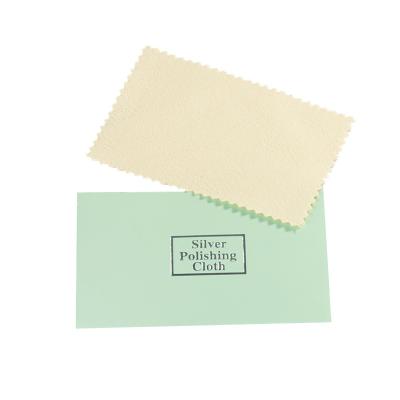 China Luxury wholesale high quality green microfiber polishing cloth for gold jewelry for sale