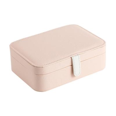 China Fashion Design LOYALTY Case Velvet Jewelry Storage Travel Jewelry Box Organizer PU Leather Velvet Jewelry Storage Case for Ring Earring Necklace for sale