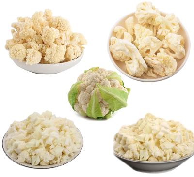 China Wholesale Good Price Chinese Dried Vegetables Manufacturer Organic Dehydrated Cauliflower FD Cauliflower Bulks for sale