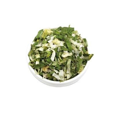 China New Chinese Culture Dry Hot Selling Green Onion Dried Vegetable Flakes Chives Wholesale Dried Leek Rings for sale